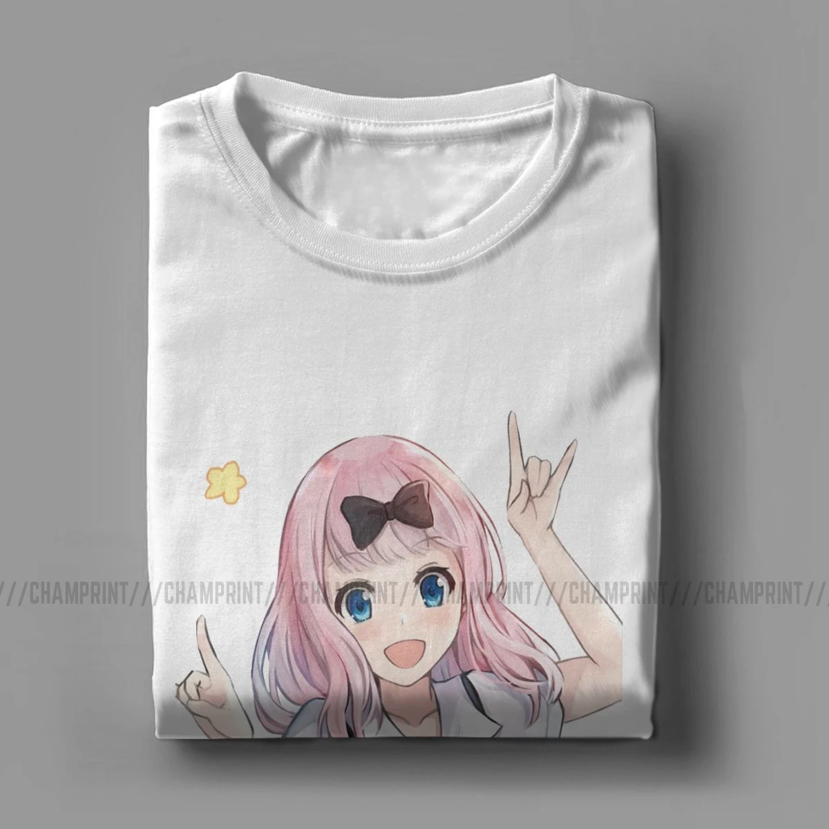 Humor Cute Fujiwara Chika Kaguya Sama Love Is War футболки с аниме рисунком футболки с короткими рукавами одежда с графическим принтом