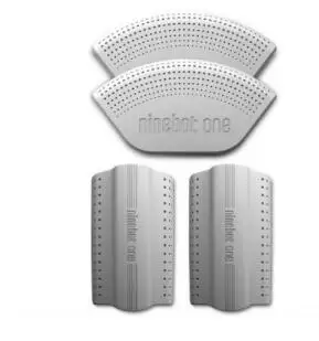 Резиновый защитный чехол Комплект для Ninebot one A1 S2 feetpain reliever мягкий протектор Защита одноколесного велосипеда Броня - Цвет: Светло-серый