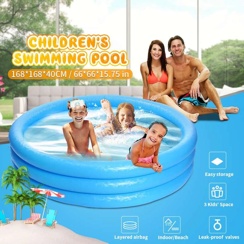 Piscine Gonflable Pour Enfants De 66x15 7 Pouces Baignoire Pour Bebes Maison Exterieur Jeux D Eau 481l Aliexpress