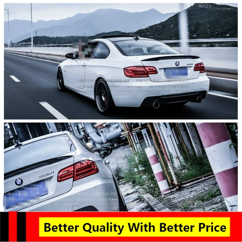 EPFBSQP для BMW E92 2005-2011 P стильный задний спойлер из углеродного волокна украшение