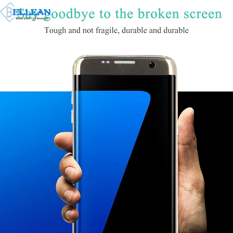 Dinamico Super Amoled G935 ЖК-дисплей для samsung Galaxy S7 Edge ЖК-экран сенсорный дигитайзер сборка G935F дисплей с рамкой 1 шт