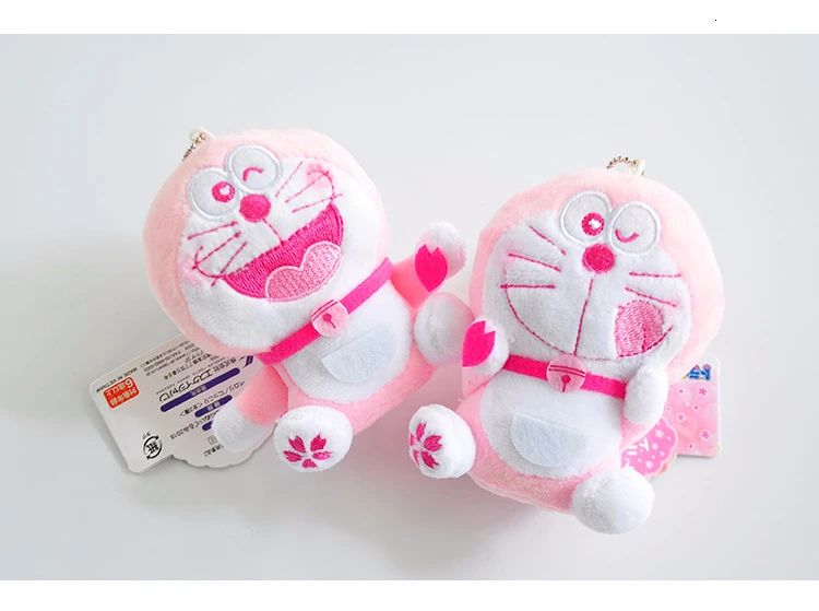 Kawaii 10 см брелок с дораэмоном кукла игрушка кошка подставка для куклы от меня Дораэмон сумка брелок-плюшевая игрушка для маленьких девочек подарок на день рождения Рождество