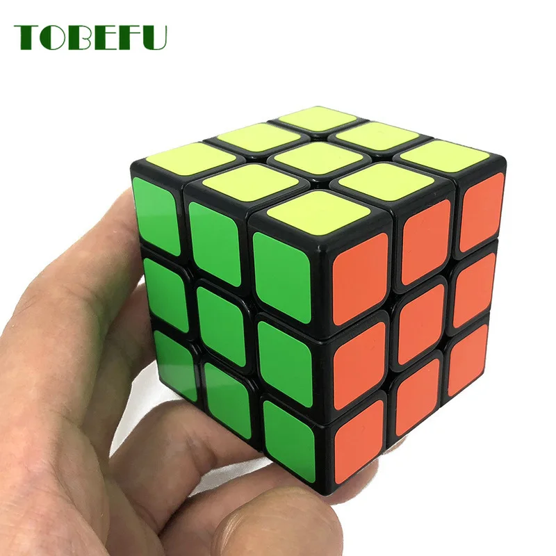 TOBEFU Профессиональный Кубик Рубика 3х3х3, Скорость конкурс Cubo антистресс рельеф, головоломка, волшебный куб, развивающие игрушки для детей в подарок
