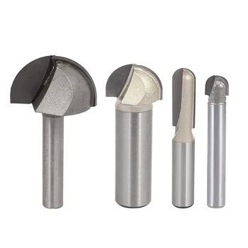 

uxcell Router Bit Core Box 2 Flutes Carbide Tip for Carpentry Woodworking Soft Materials Milling Cutter Tool 1/2pcs