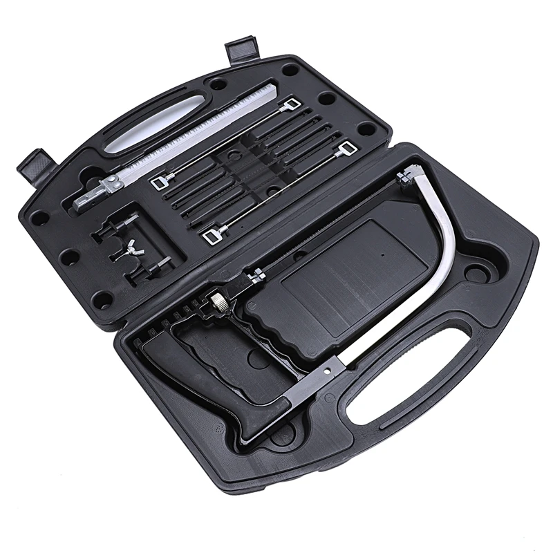 

11 In 1 Saw Hand DIY Saw Multifunction Hand Saws Cutting Metal Wood Glass Plastic Rubber 9 Blades With Box black