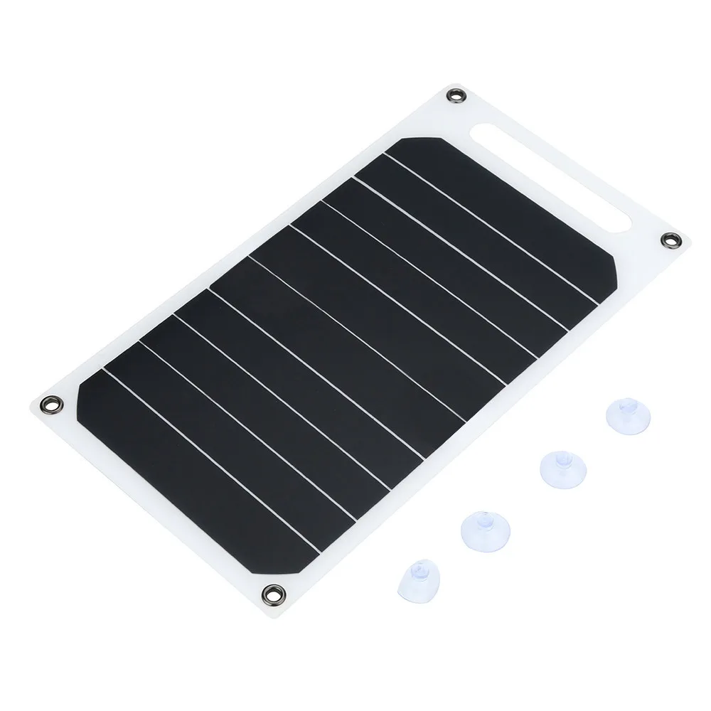 5 В 5 Вт Портативный USB порт солнечной панели зарядное устройство для мобильных телефонов высокая эффективность монокристаллического кремния экологическое зарядное устройство#10