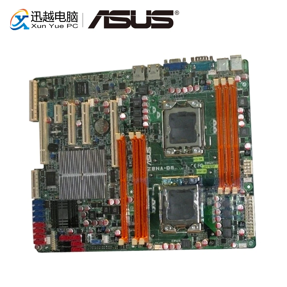 

Asus Z8NA-D6 Desktop Motherboard 5500 Socket 1366 For Core i7 Duo DDR3 8G VGA ATX Original Used Mainboard