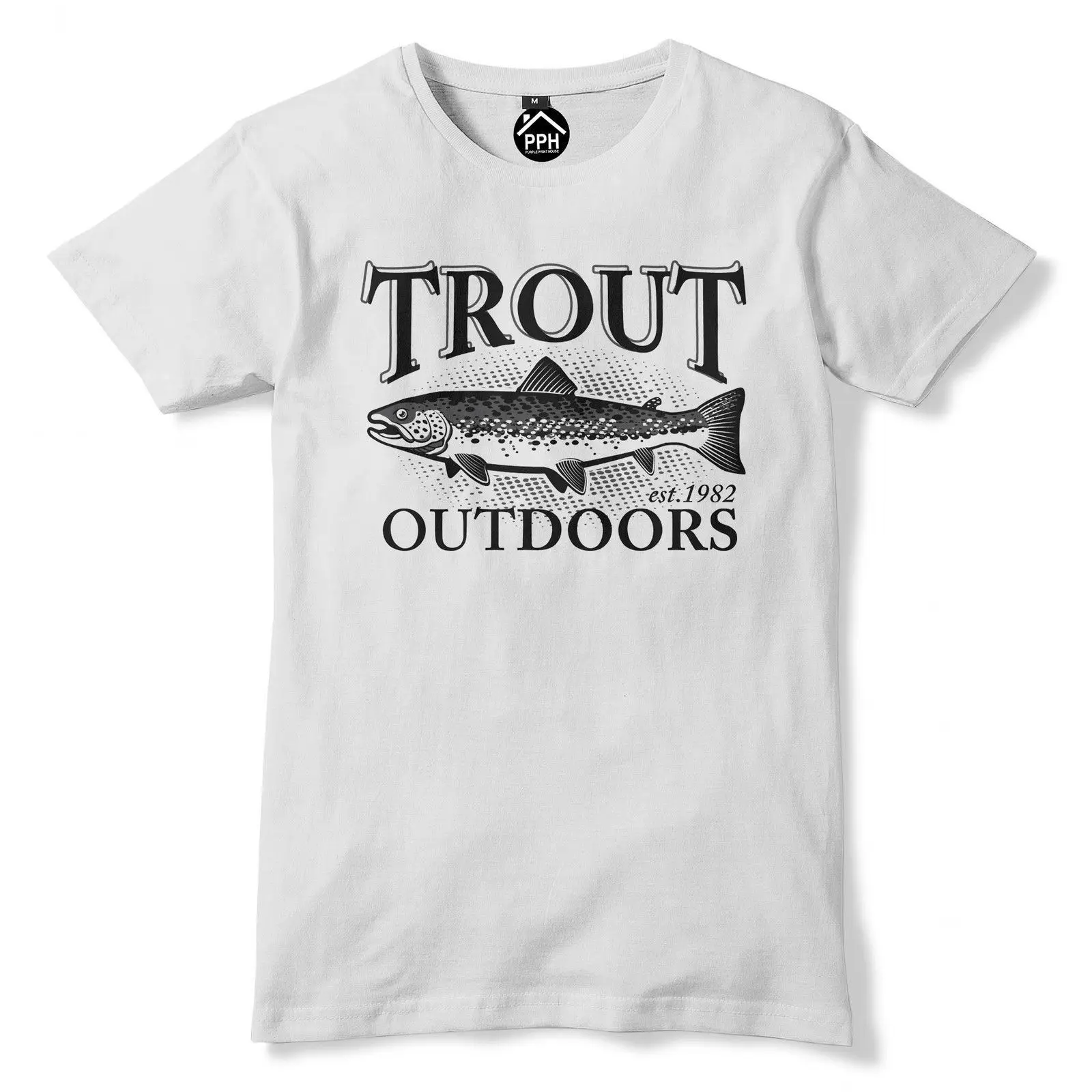 Форель на открытом воздухе Fly Fishing футболка Fish Trip Карп Удочка приманка