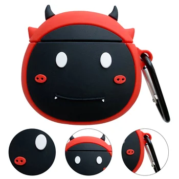 

Wireless Earphone Cover Silicone Case Compatible for Airpods 1/2/3 (Devil)