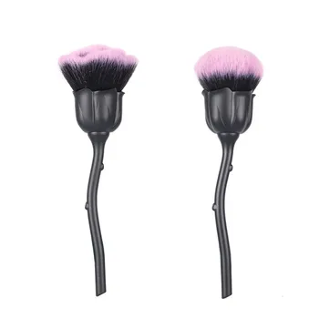

Single Rose Head Brush Nail Art Glittter Power Dust Brush for Manicure Metal Blush Brushes Beauty Tool Gel Nail Accessories