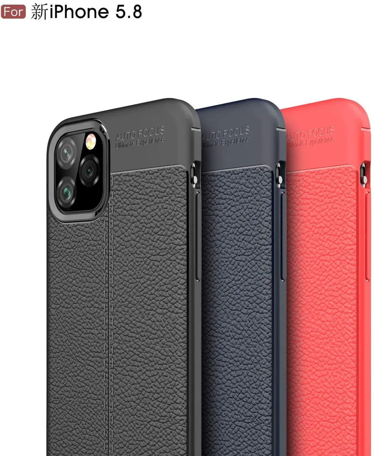 Тонкий мягкий, силиконовый, гибкий ТПУ чехол против пальцев для Apple iPhone 11 Pro Max X XS XR 8 7 Plus 6 6S 5 5S SE крышка 50 шт