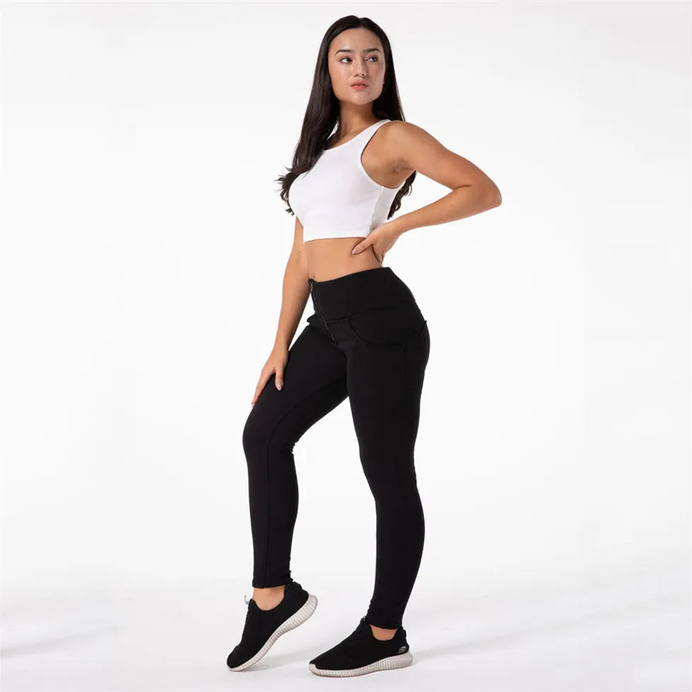 Shascullfites Butt Lifting Pants High Waisted Black Leggings Scrunch Bum Fitness Tights Thick Female Clothing For Winter