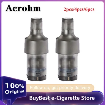 

2-6pcs Original Acrohm Fush Nano Cartridge 1.5ml Capacity &1.4ohm coil E-cig Pod for for MTL Vaping Suit for Fush Nano Pod Kit