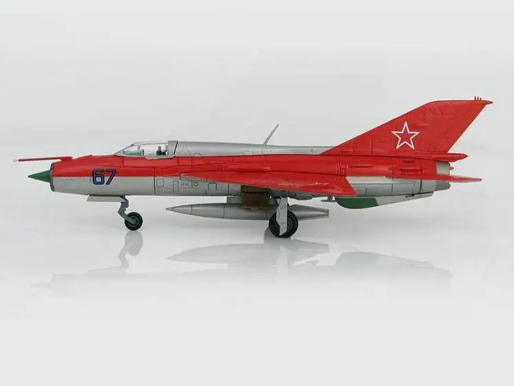 Хобби мастер MIG-21 реактивный истребитель аэробическая команда 67 1/72 литая под давлением модель самолета