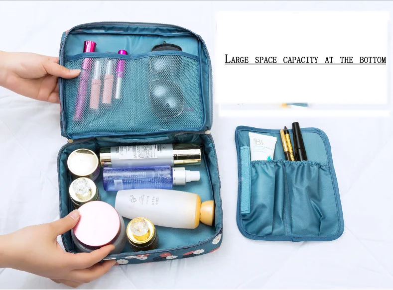 The New travel Cosmetic Bag Neceser Women Makeup Bags Toiletries Organizer makeup Bag Waterproof Female Storage Make up Bag