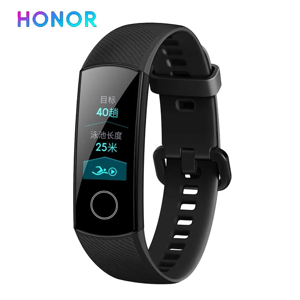 Huawei Honor Band 4 глобальная Версия смарт-браслет Amoled водонепроницаемый Сенсорный Экран сна фитнес-трекер сердечного ритма