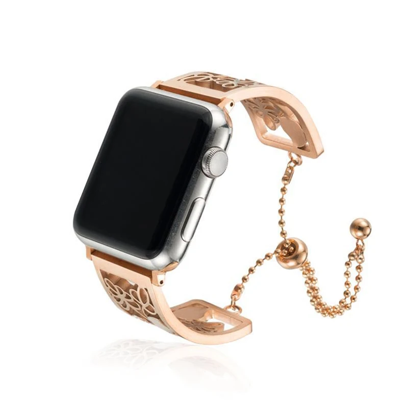 Ремешок из нержавеющей стали для apple watch band 4 3 2 1 Iwatch 44 мм 40 мм ремешок для apple watch 42 мм 38 мм аксессуары для браслетов