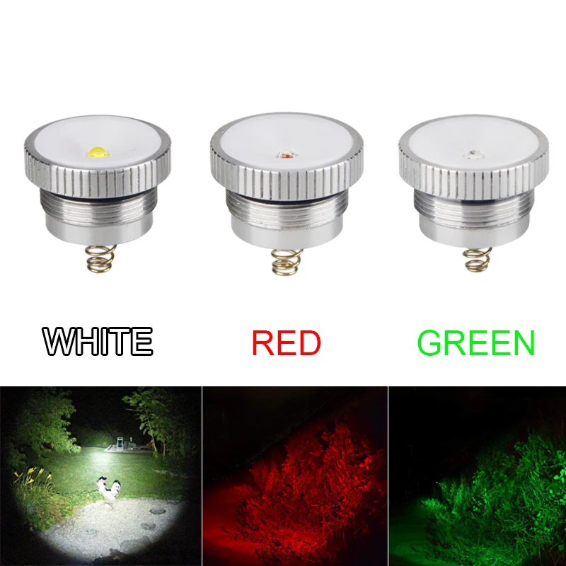 Notfall Rot Grün Weiß 3000LM Q5 LED Taschenlampe Strobe Signal Lampe 18650 Licht 