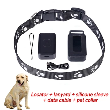 Usb gbsータプロフェッショナルトラッカー首輪猫ペットトラッカーペット追跡装置gsm agps lbs sosモニターレコーダー高齢者のための子供ペット