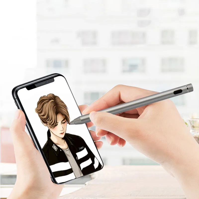 Универсальный Активный колокольный стилус сенсорный пенал ручка для iPhone Xiaomi Huawei