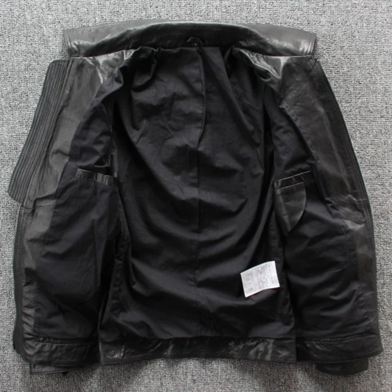 Autumn-New-Punck-Sheep-Leather-Mens-Moto-Biker-SheepSkin-Slim-Fit-Turn-Down-Collar-Short-Leather (4)