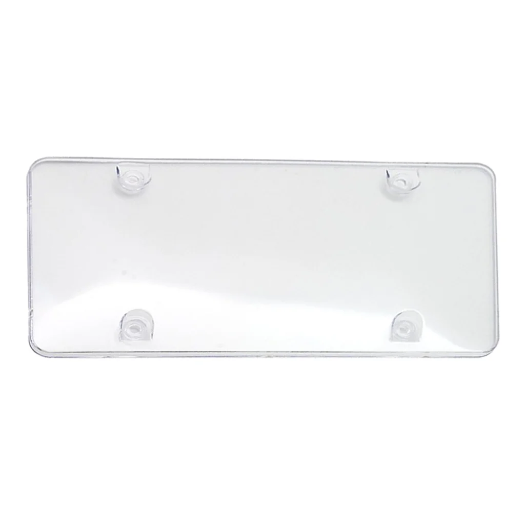 

Tinted flat License Plate Cover Shield Tag Protector Frame for Car Auto