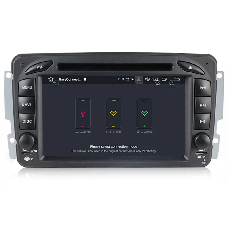 7 дюймов Android 9,0 автомобильный dvd-плеер для Mercedes Benz CLK W209 W203 W463 W208 Wifi 3g gps Bluetooth Радио стерео аудио медиа