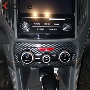 

For Subaru XV Crosstrek SUV 2018 2019 2020 Interior Accessories Car Styling Air Conditioning Adjustment Switch Cover Trim
