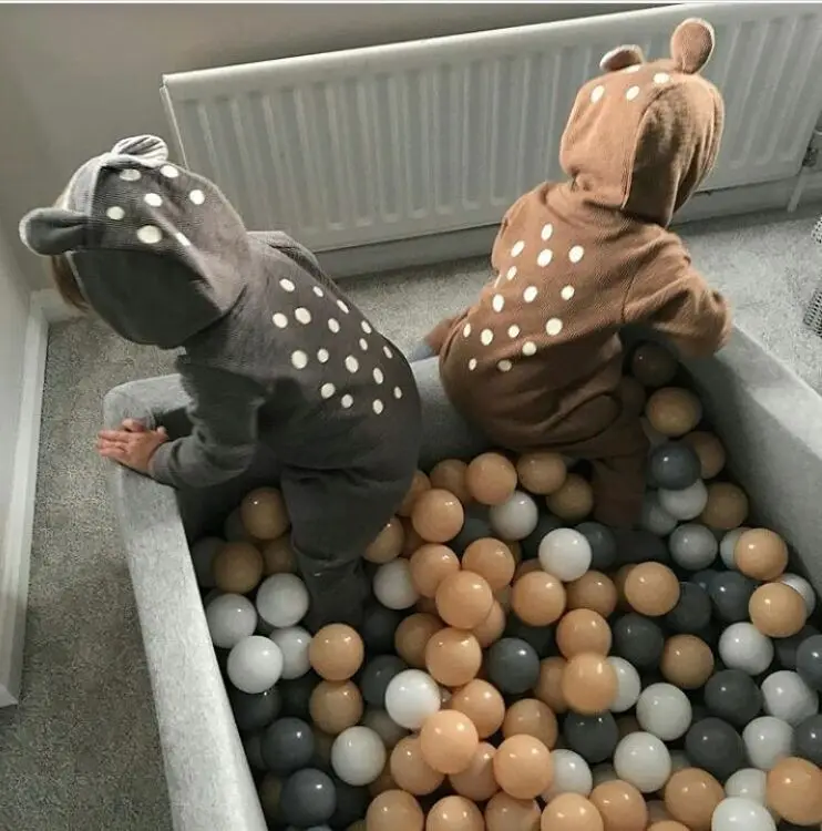 INS Oceans Children New Style Ball Pool Square Have Game Dry Pool Unisex Northern European-Style Thick Non-toxic Wave Ball Pool