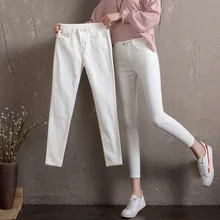 Женские джинсы, обтягивающие джинсовые штаны, весна-лето, женские винтажные обтягивающие повседневные эластичные джинсы-карандаш из денима