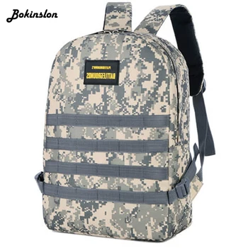 

Bokinslon Canvas Men's Fashion Backpack Camo Backpack Large Capacity School Bag Travel Male Backpack