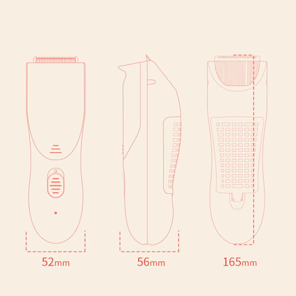 Электрическая Водонепроницаемая стрижка, usb зарядка, всасывающий резак, керамическое лезвие, Домашний Детский триммер для волос, машинка для стрижки, инструмент для детей с низким уровнем шума