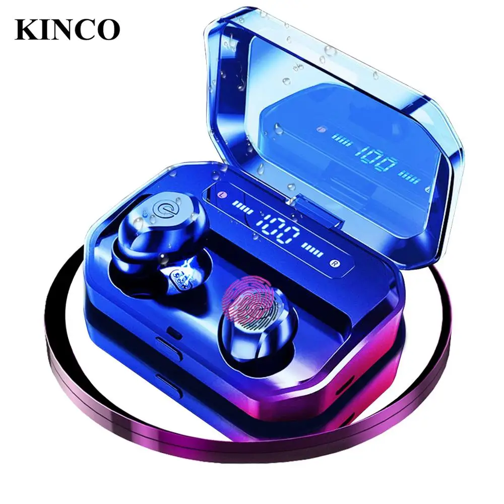 

TWS Wireless Earphones bluetooth 5.0 Earphone Power Display Touch Control Sport Stereo Cordless Earbuds Headset Charging Box