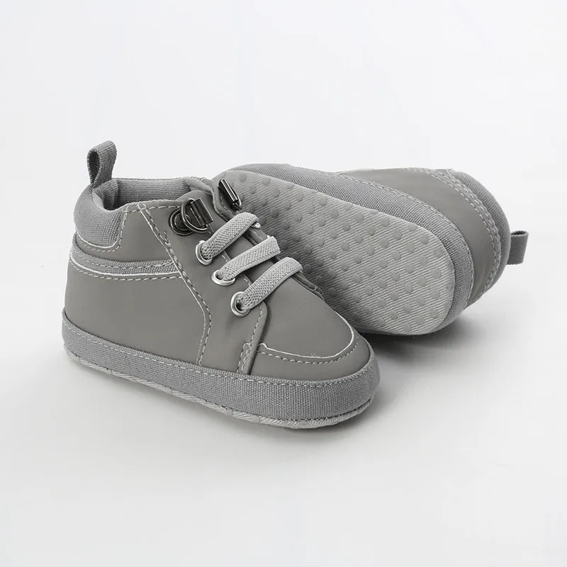 Обувь с героями мультфильмов для новорожденных; детские зимние ботинки; кроссовки для мальчиков и девочек; обувь для первых шагов; очень теплые зимние ботинки - Цвет: grey