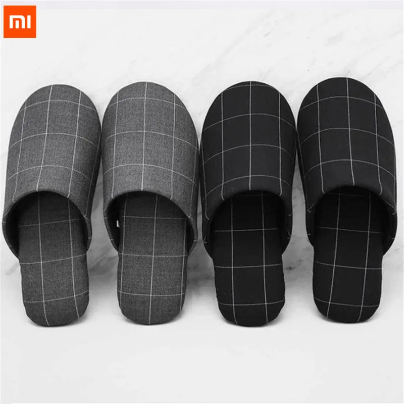 

Xiaomi One cloud indoor Home slippers lithe Non-slip TPR Sole light-weight soft comfortable winter cotton slippers for men D5