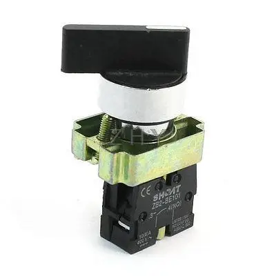 

400VAC Ith10A SPST 2 Positions Rotary Selector Latching Button Switch