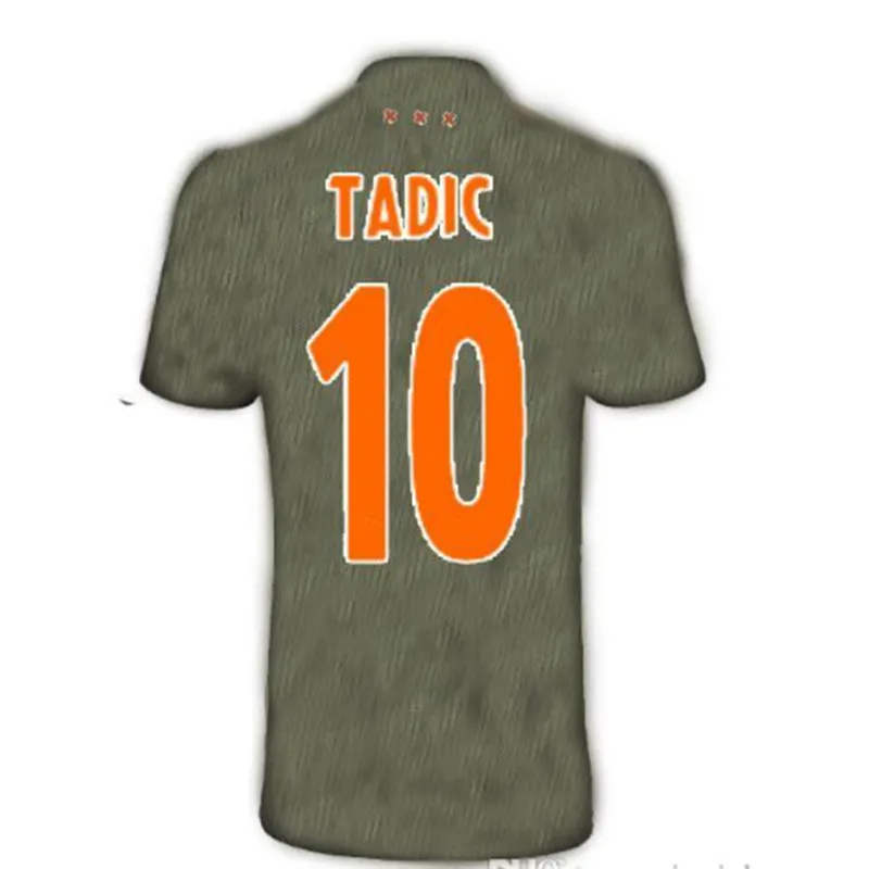 Футбольная Футболка для дома, футбольная рубашка DE JONG DE LIGT VAN DE BEEK NERES 19 20 TADIC ZIYECH, футбольные футболки - Цвет: shirt