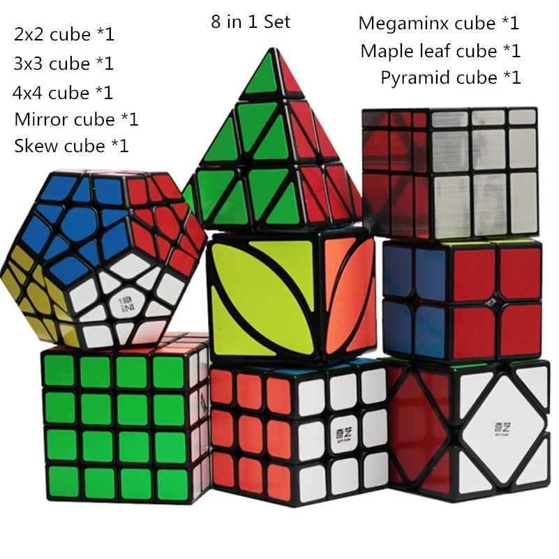 Qiyi cubo 8 em 1 caixa de