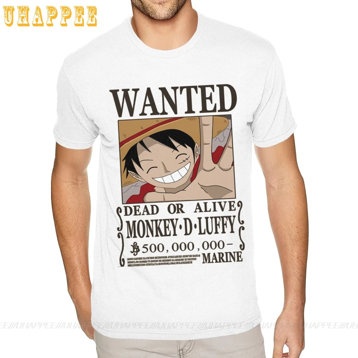 Футболка Bounty Luffy оригинальная из хлопка 3XL Мужская рубашка рок|Футболки| |