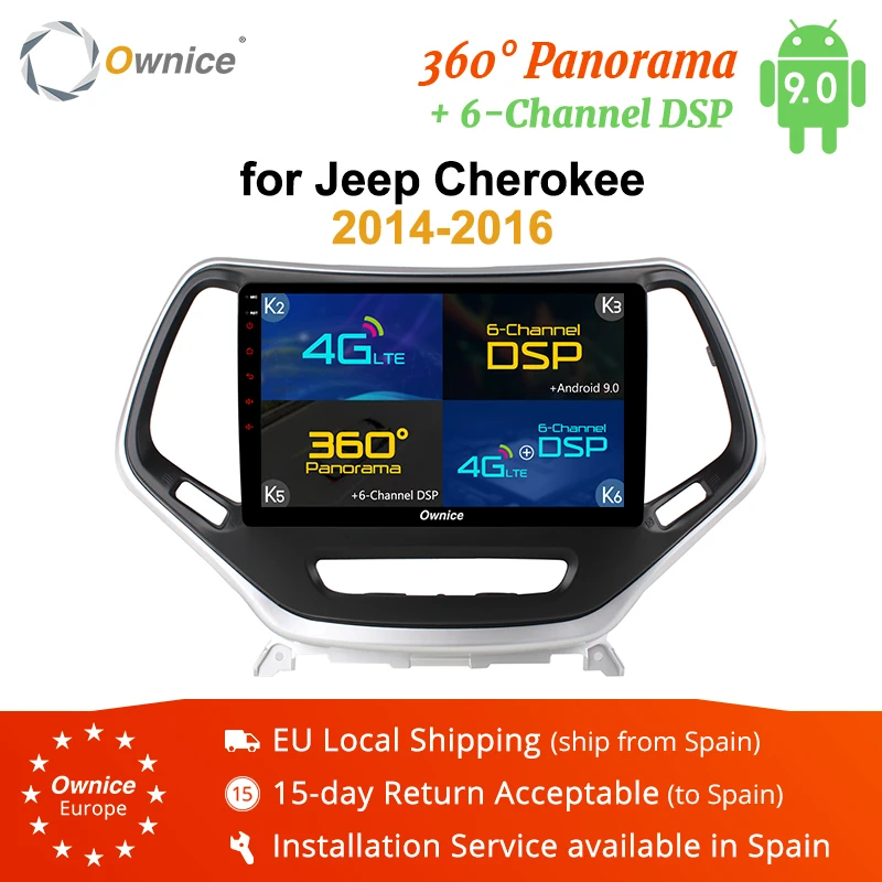 Ownice K3 K5 K6 2 DIN радио Восьмиядерный Android 9 0 автомобильный DVD GPS навигационный плеер
