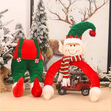 Adorno colgante para árbol de Navidad, suministros de fiesta para Festival, decoraciones navideñas para elfo, Papá Noel, novedad