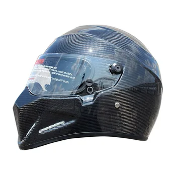 

Carbon fiber Star Wars motorcycle helmet FRP SIMPSON, Star Wars pig helmet ATV - 4 Stig. ,Capacete