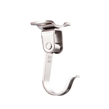 

Stainless Steel Clothes Hook Cabinet Floor Hook Lantern Fan Ceiling 360 Degree Hook Closet Clothes Rack Tool