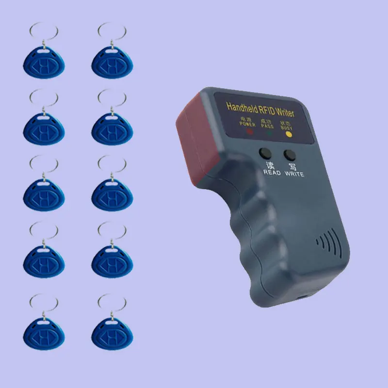 Handheld 125KHz T5577 CET5200 EM4305 EN4305 RFID Duplicator Copier Programmer Reader Writer ID Tags Rewritable Card Cloner Key |