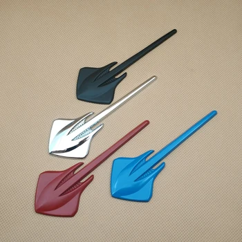 

2Pcs Car Styling Metal Stingray Side Wing Badge Fender Shark Auto Emblem Sticker