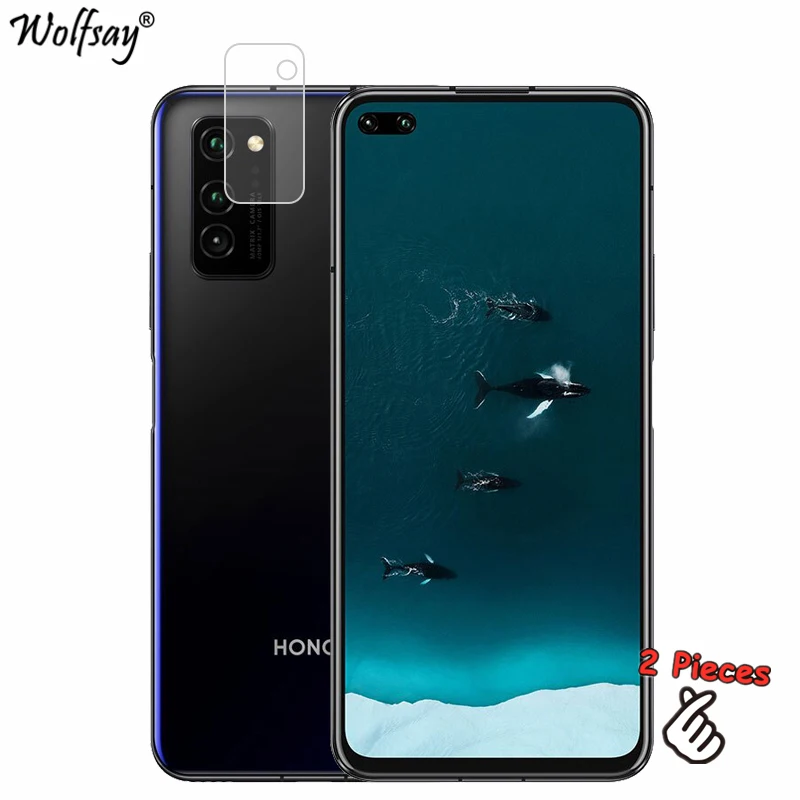 2 шт. Nano стекло для камеры Huawei Honor V30 Защитная пленка экрана полное покрытие View 30 6