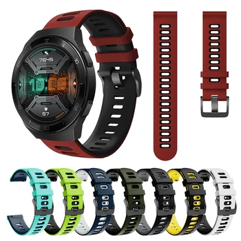 

New Correa Band for HUAWEI WATCH GT 2E Strap Watchband Bracelet ремешок for HUAWEI GT 2e Watch Silicone Band Belt