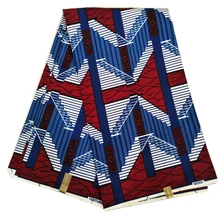 Новейший Африканский Воск Анкара ткань Африканская вощеная ткань принтом 6 ярдов нигерийский батик ткань платье материал ПОЛИЭСТЕР швейная ткань