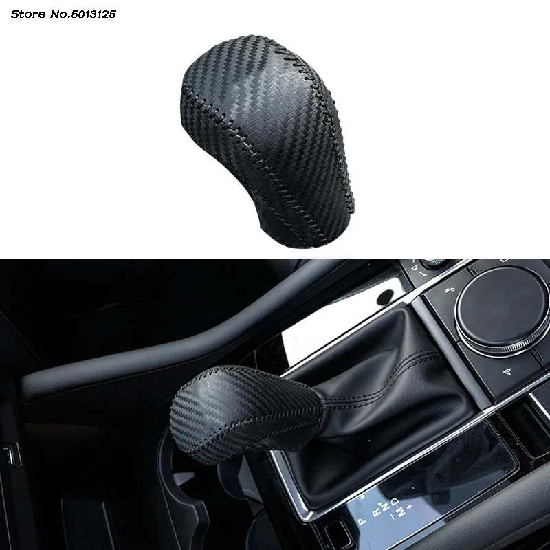 Автомобильный кожаный чехол-ручка для Mazda 3 Axela, ручка переключения передач, крышка рычага переключения передач, чехол, аксессуары для автомобиля