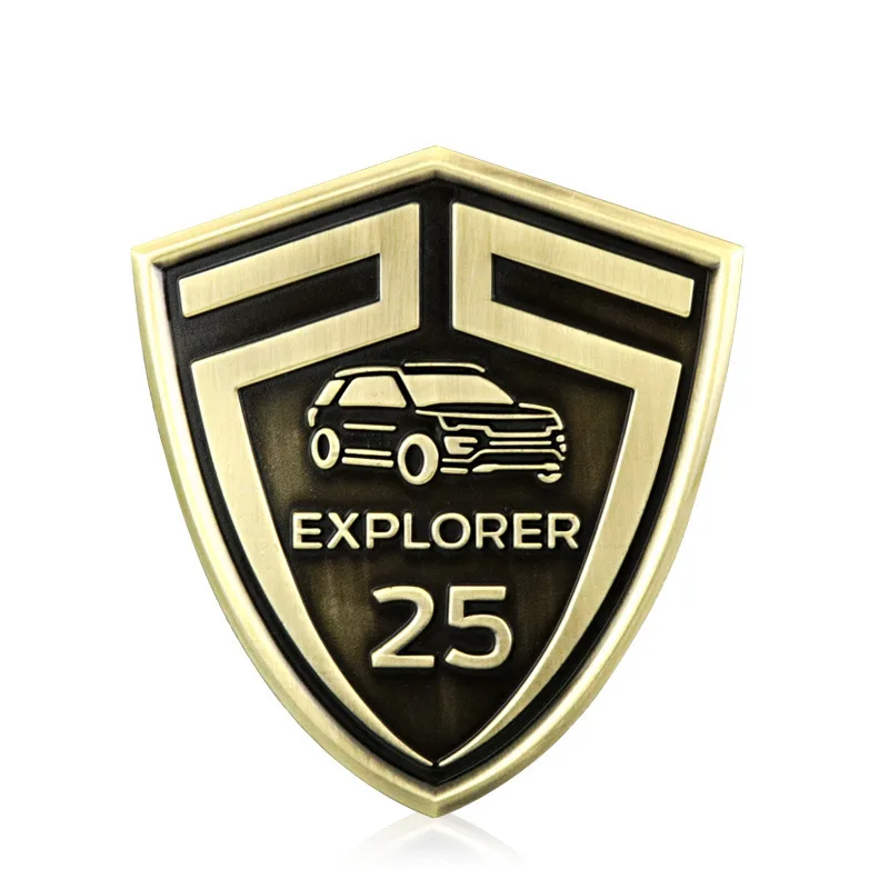 

Explorers 2016 Explorer 25 Anniversary Limited Edition Car Logo Car Stickers Car Tail Tag Shield Auto Logos